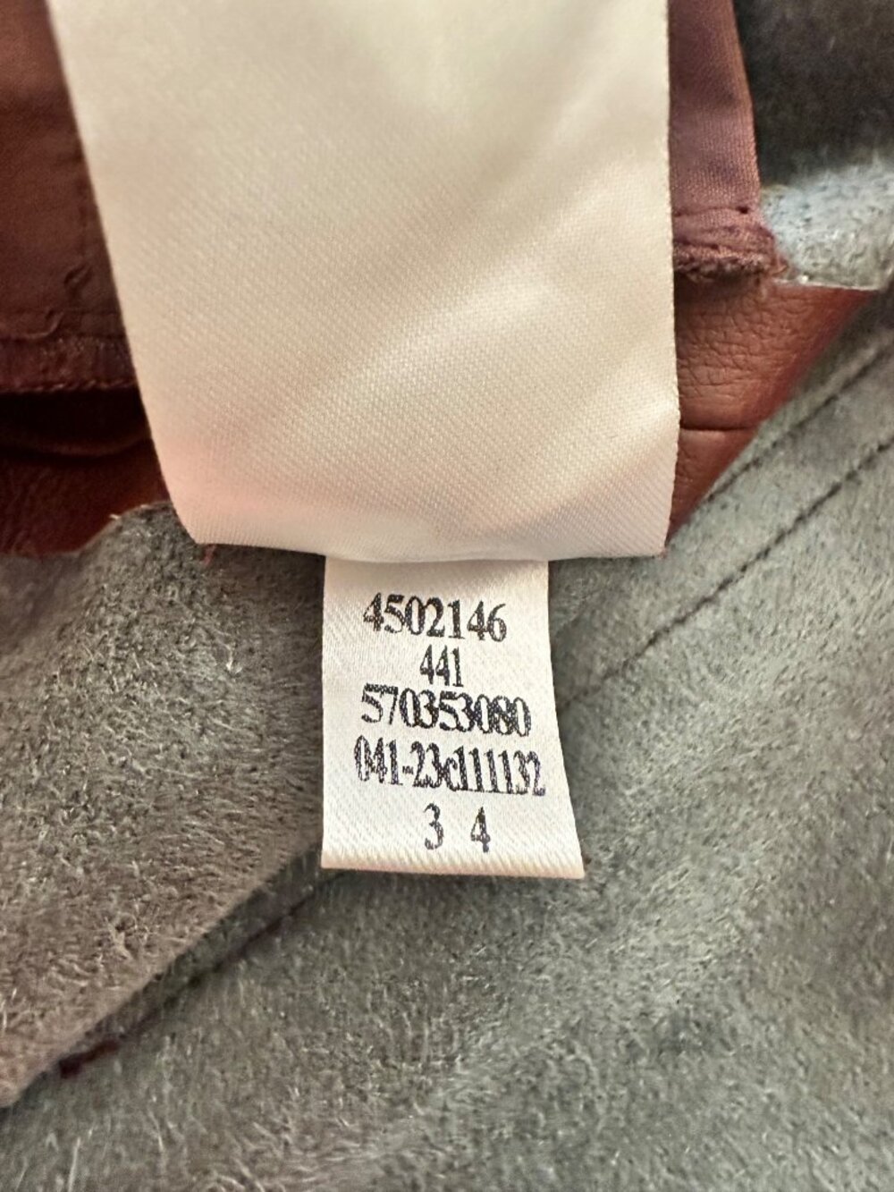 NWT Chicos Wide Leg Faux Leather Pants U.S. Size 18 Brown High-Waist Stylish - Picture 13 of 13